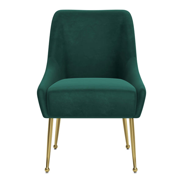 Maxine Dining Chair Green & Gold