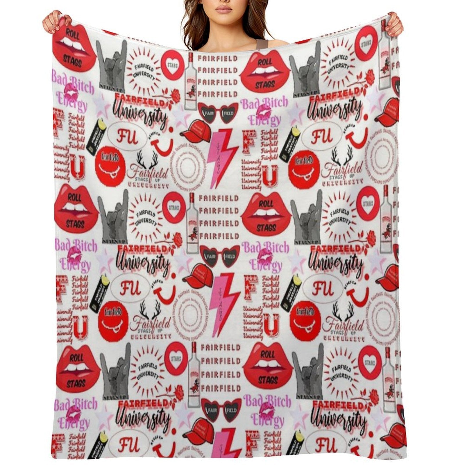 Fairfield University Quick-dry Throw Blanket