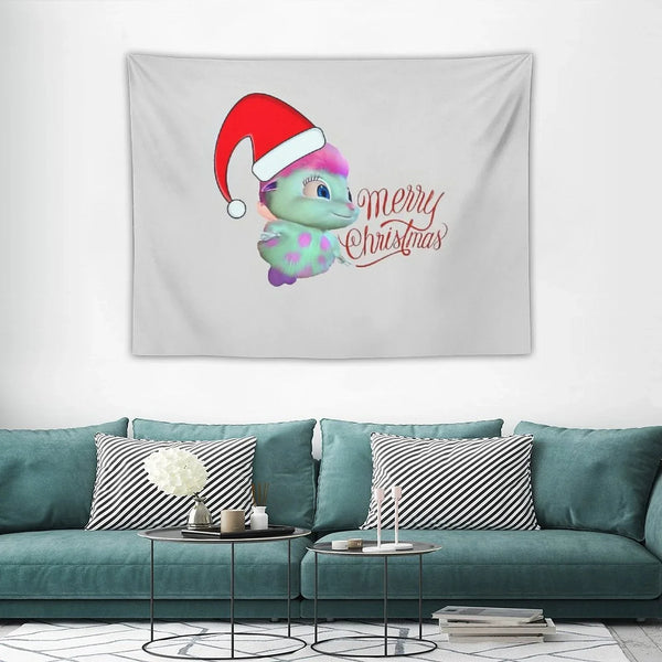 Bibble Meme Merry Christmas Tapestry