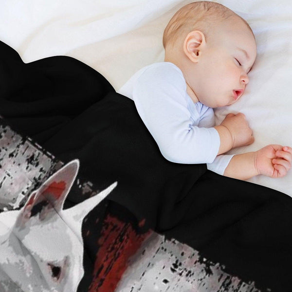 English Bullterrier Love Throw Blanket
