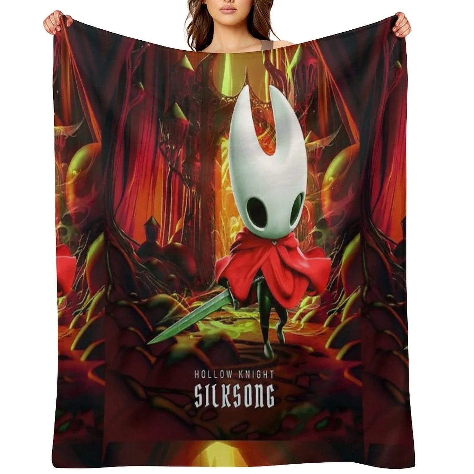 Hollow Knight Silksong Throw Blanket