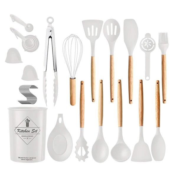 35-Pieces: Kitchen Cooking Utensils Set