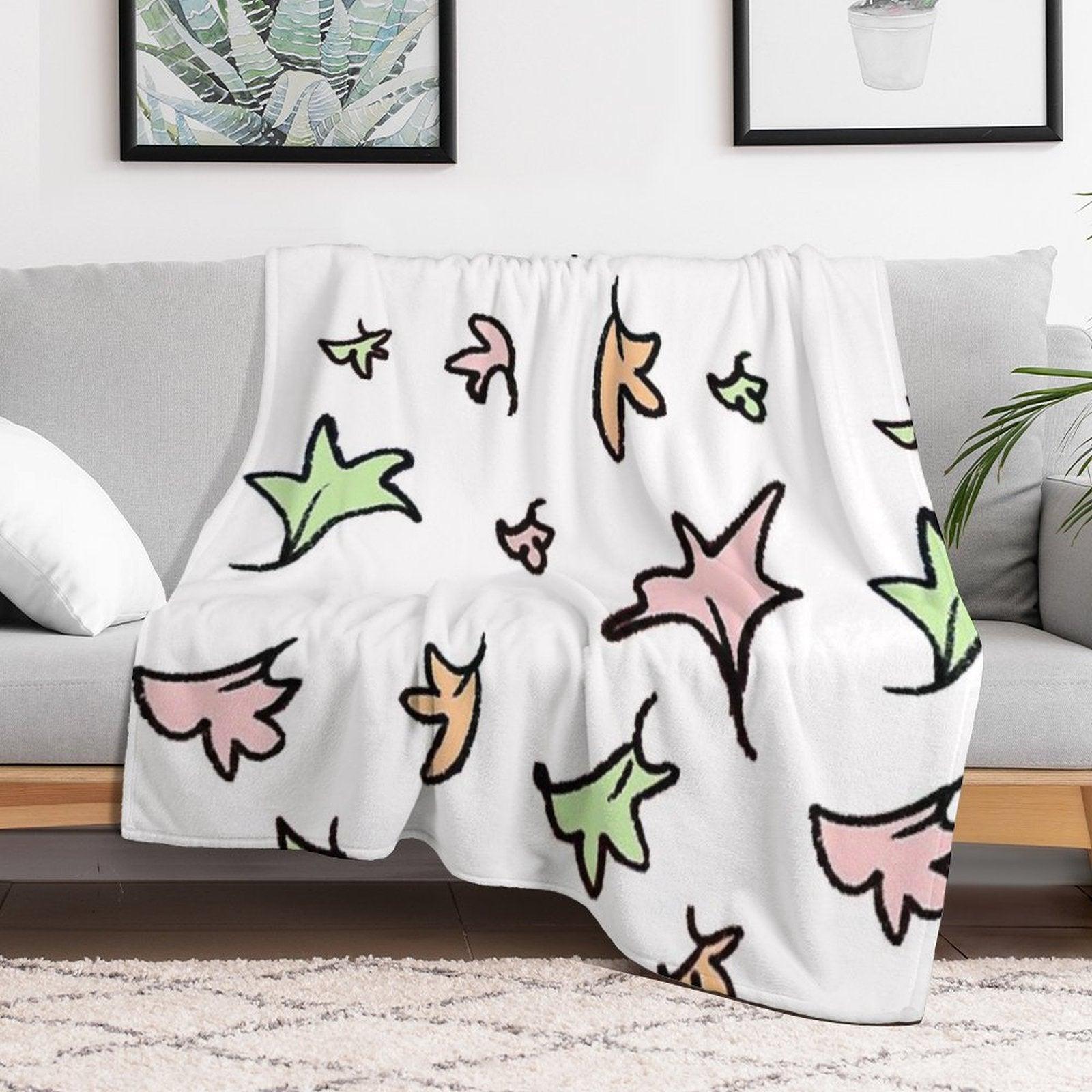 Hearstopper Netflix Leaves Throw Blanket