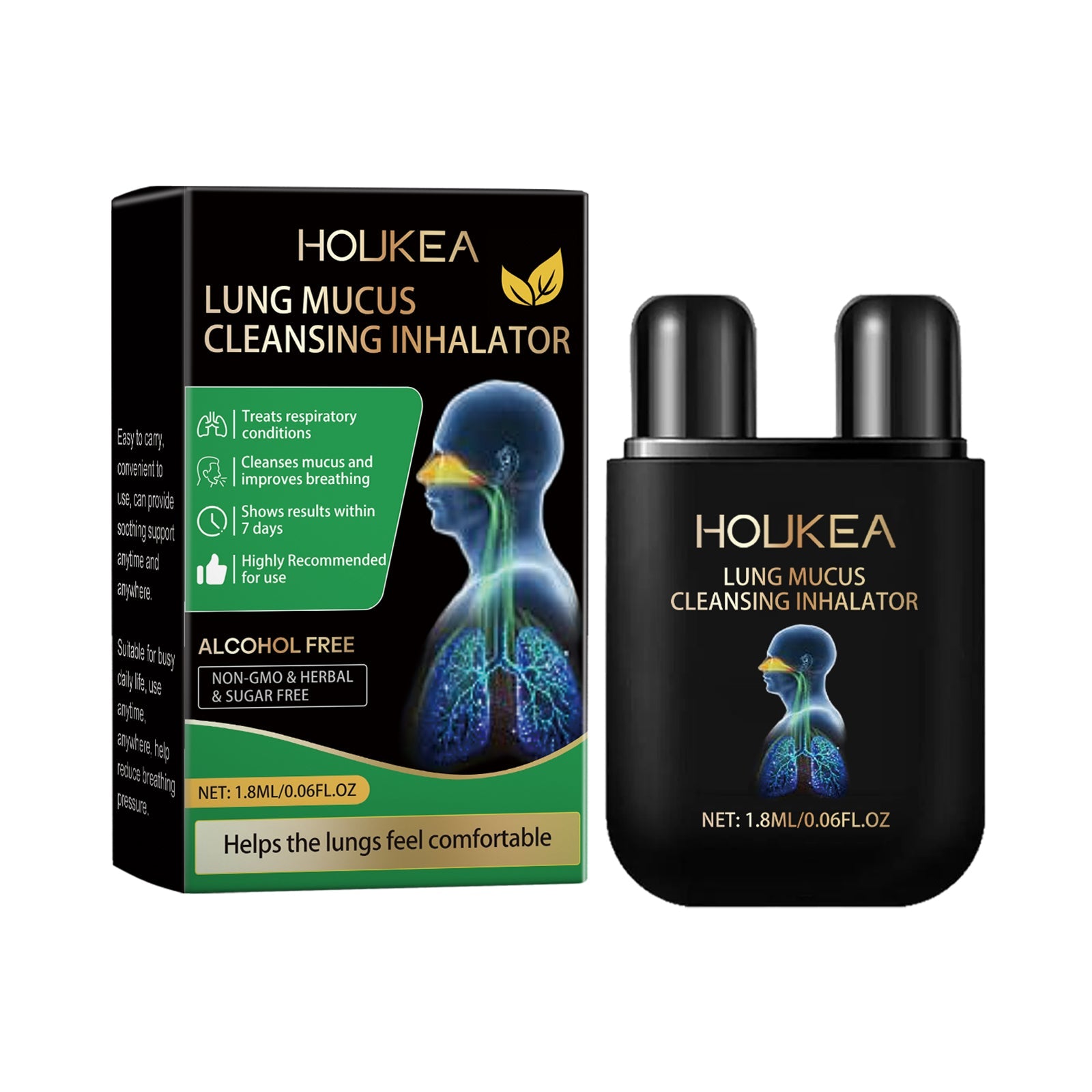 Body Cleanser Inhaler Gently Cleanses Nose Comfort Nose Body Relieves Discomfort Caregiver