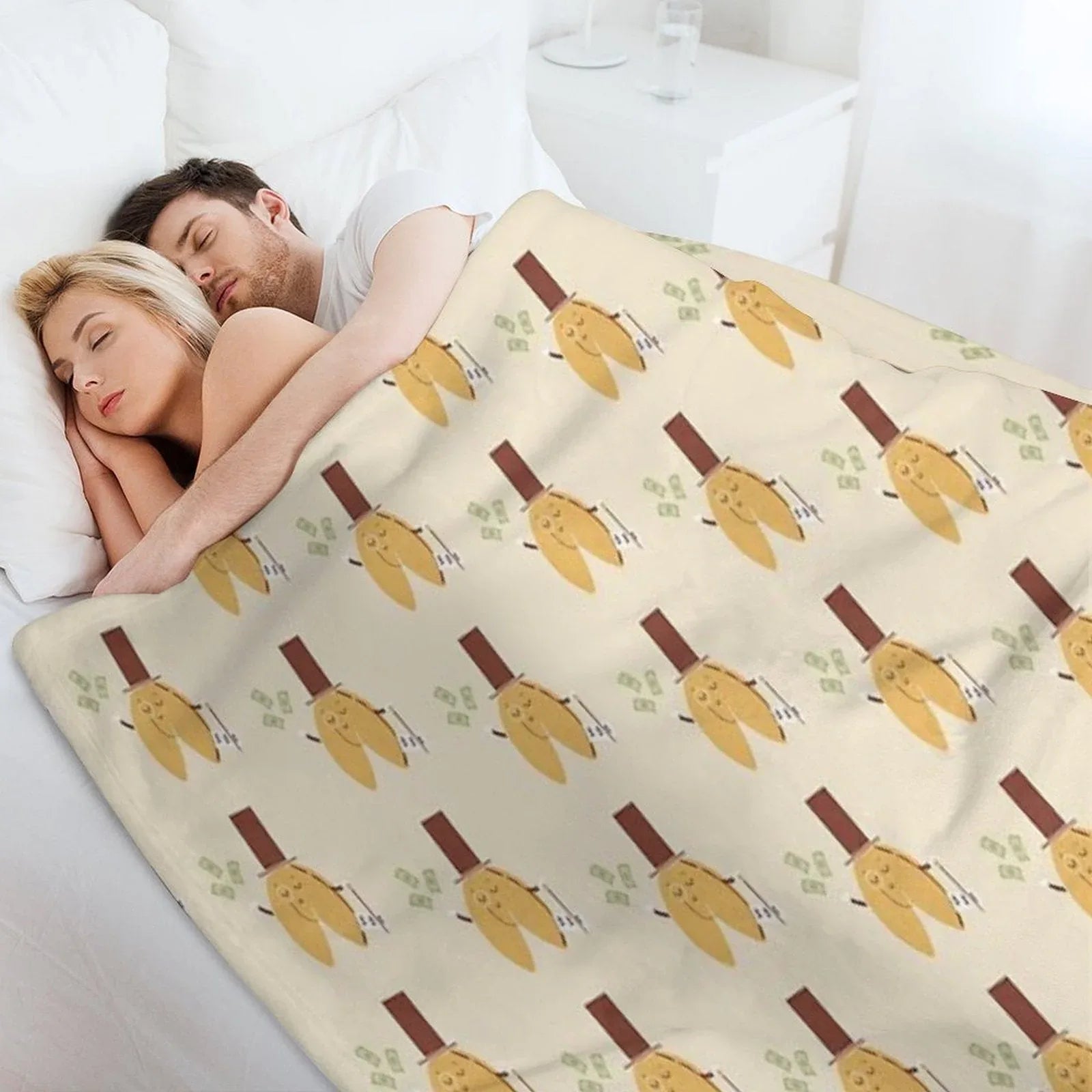 Fortune Cookie Throw Blanket