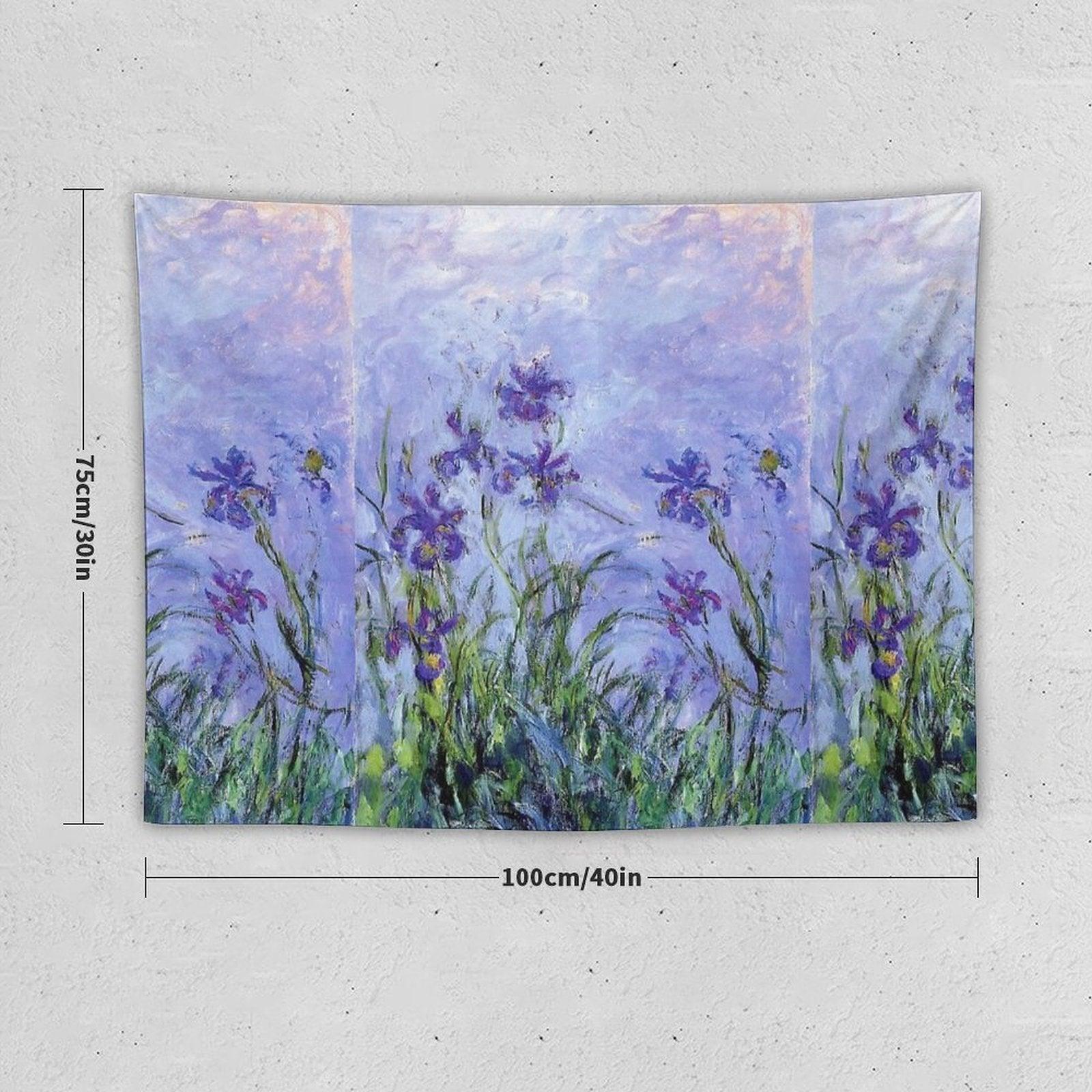 Claude Monet  Lilac Irises 1914 Tapestry