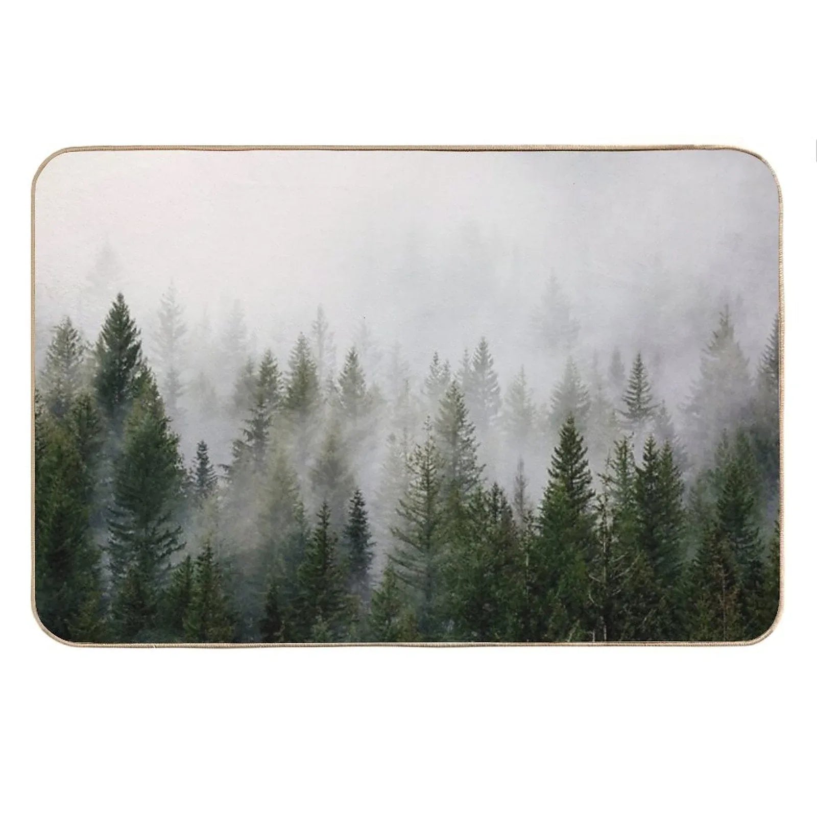 Misty Forest Bath Mat