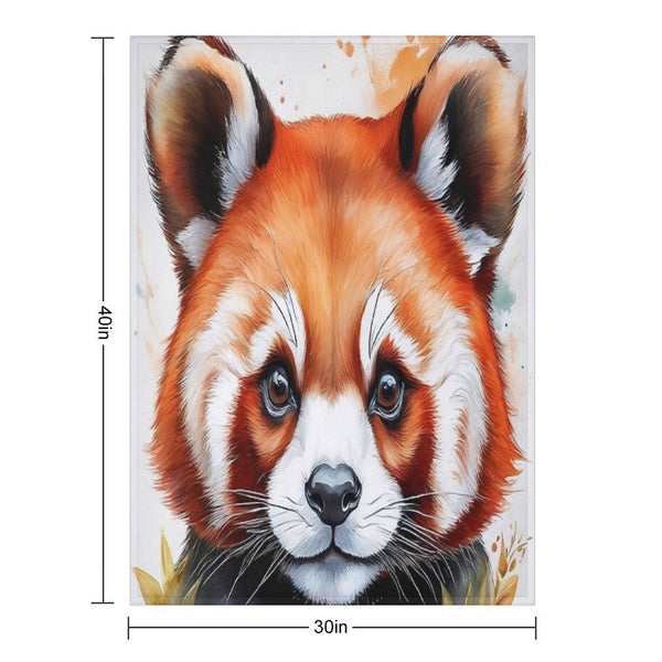 Red Panda - MY ZOO Collection Wrinkle-free Throw Blanket