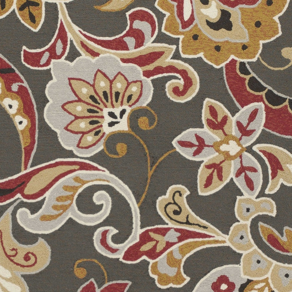 2' X 3' Taupe Hand Tufted Area Rug