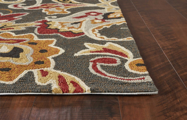 2' X 3' Taupe Hand Tufted Area Rug