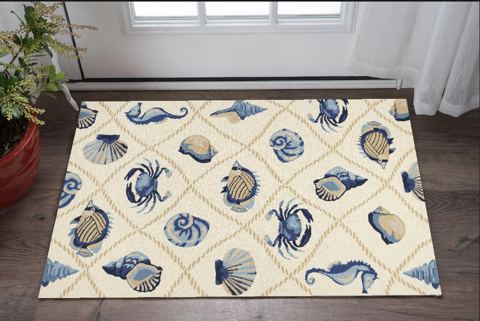 2' X 3' Beige Hand Tufted Area Rug