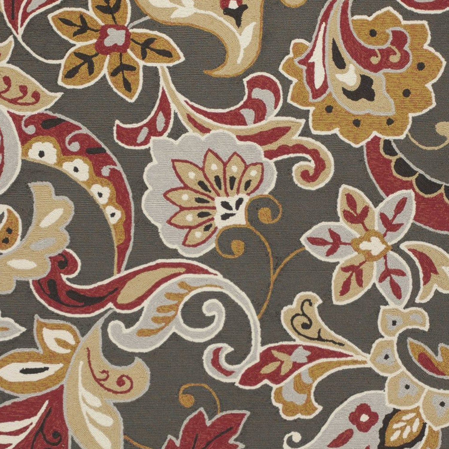 2' X 3' Taupe Hand Tufted Area Rug