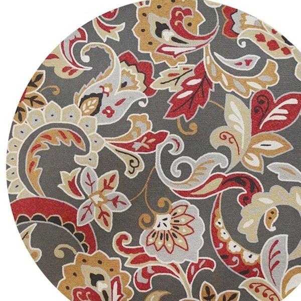 2' X 3' Taupe Hand Tufted Area Rug