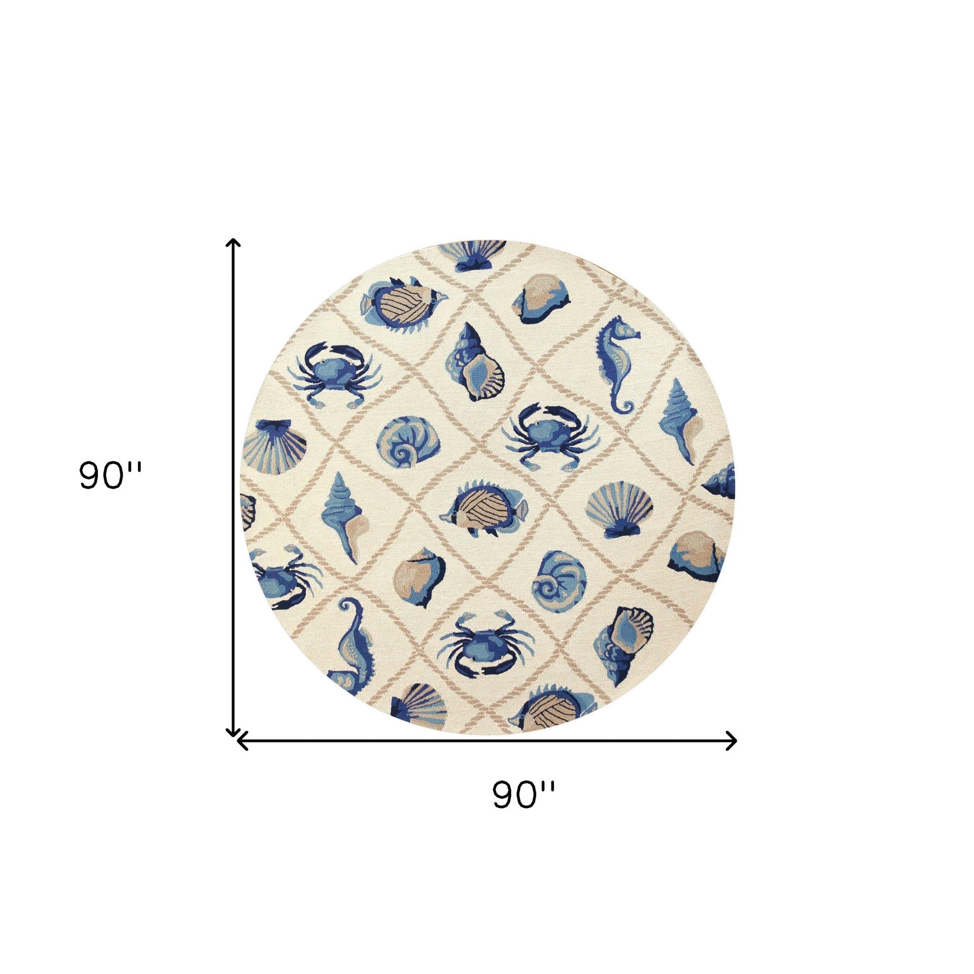 2' X 3' Beige Hand Tufted Area Rug