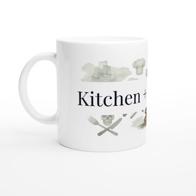 White 12oz Enamel Mug - White 11oz Ceramic Mug | Coffee Mugs | Kitchen + Metal