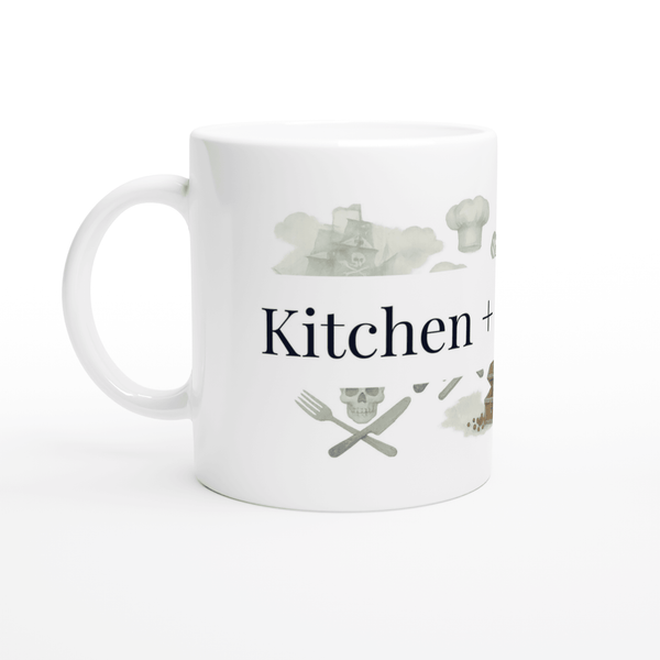 White 12oz Enamel Mug - White 11oz Ceramic Mug | Coffee Mugs | Kitchen + Metal