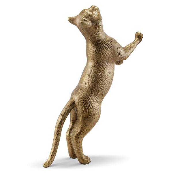 Aluminum Snacktime Cat with Bird Garden