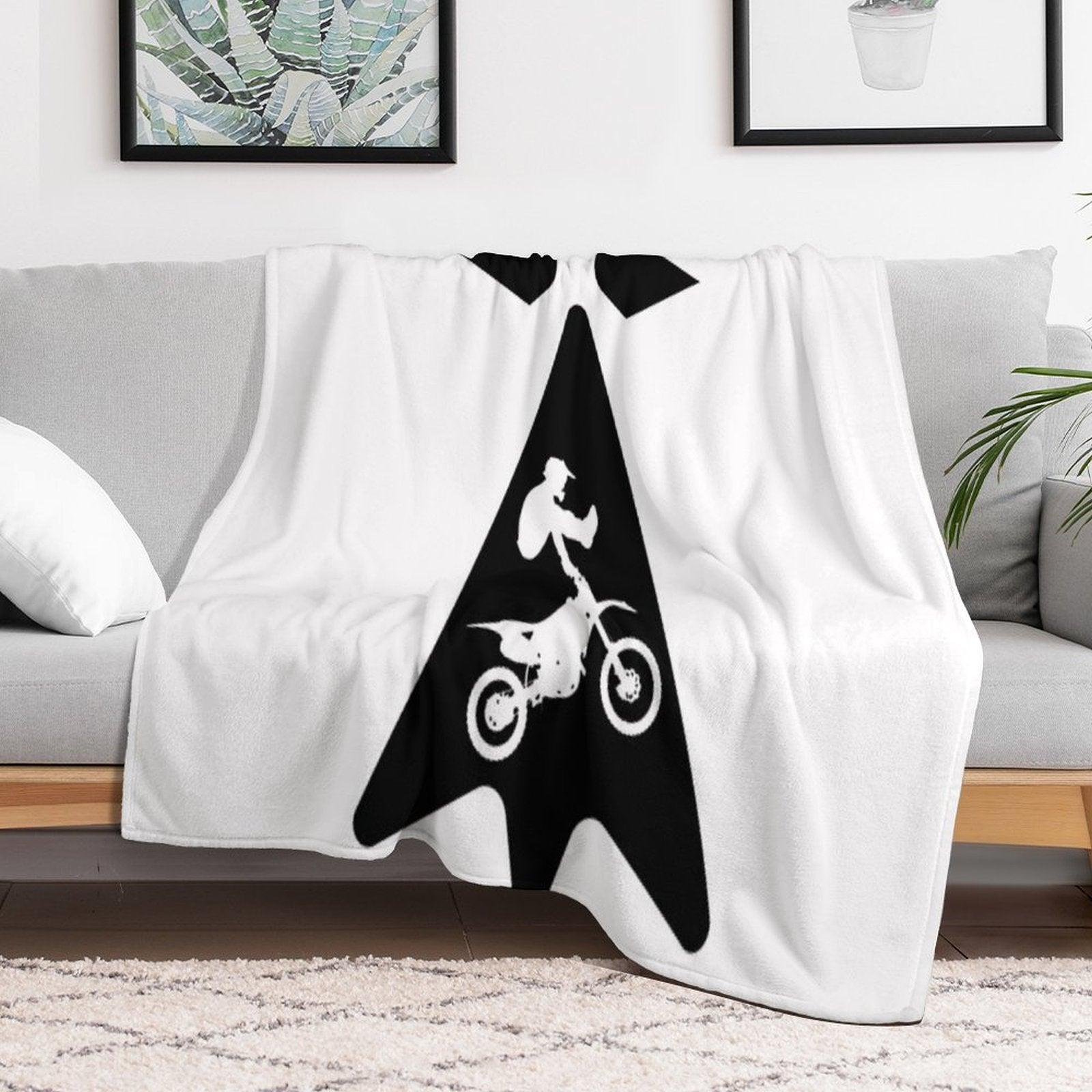 Biker Breizh Throw Blanket