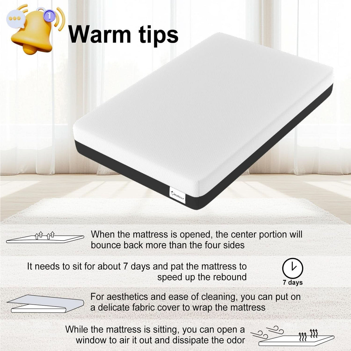 Queen Memory Foam Mattress Certipur US Certified Quality