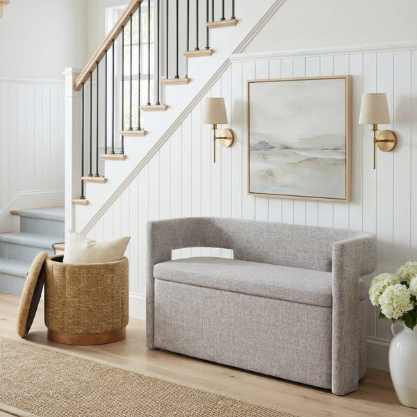 Fije Storage Ottoman Oat Yellow