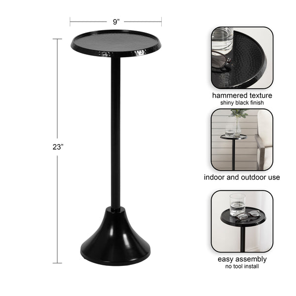 Sanzo Outdoor Metal Drink Table