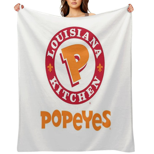 Popeyes Logo Eco-conscious Throw Blanket