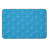 Science Blue Bath Mat
