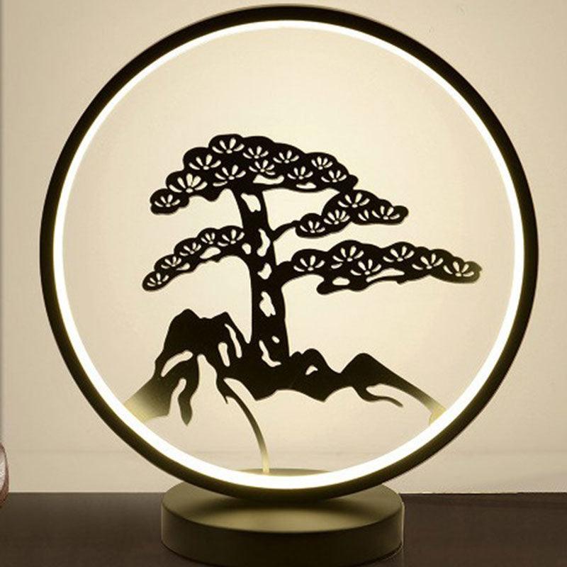 Chinese Style Ceramic LED Table Lamp