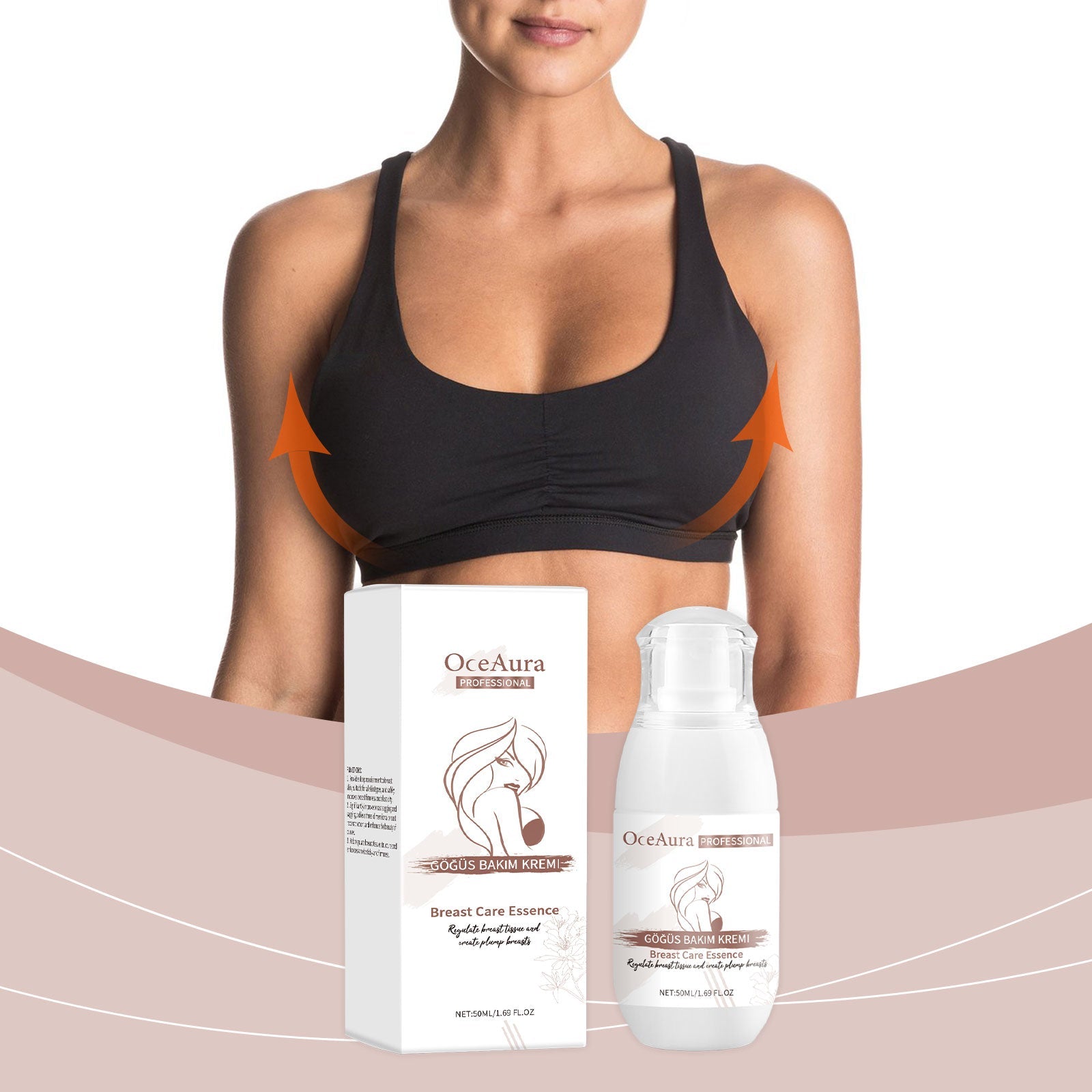 Breast Care Serum Hydrating Moisturizing Gentle Moisturizing Skin Care Breast Massage Treatment Essence