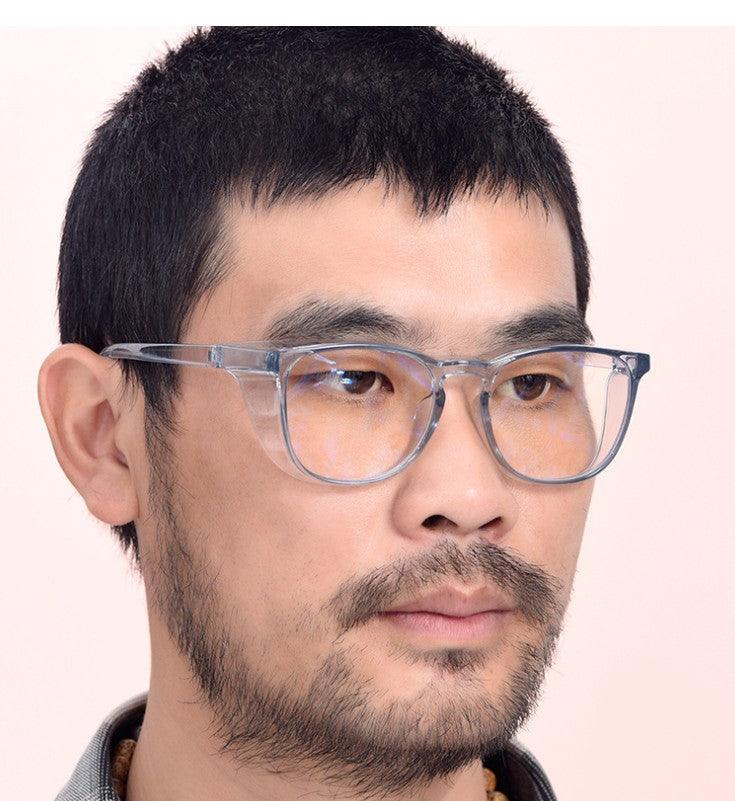 Light and soft anti-blue light tr90 myopia frame glasses Personalized anti-pollen anti-fog and splash-proof protective glasses（HM017）