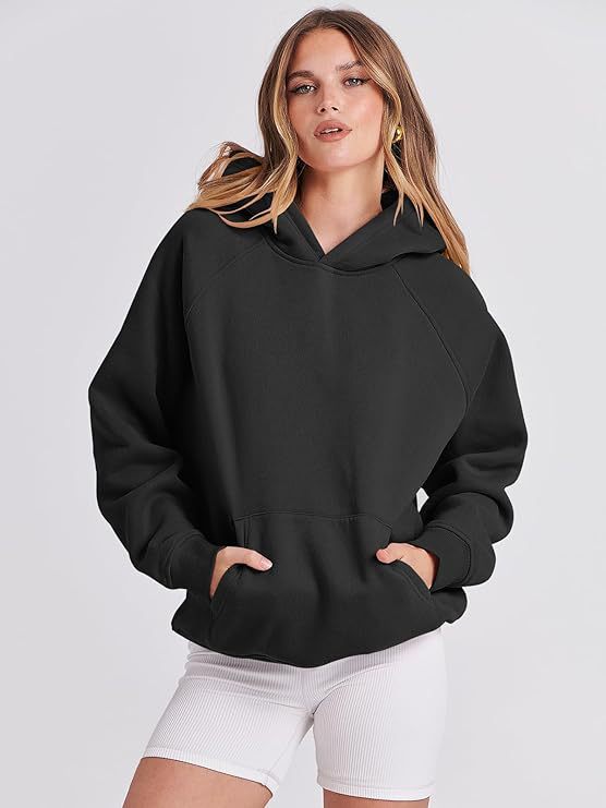 Autumn and winter European and American women's hooded sweatshirt sweatshirt top