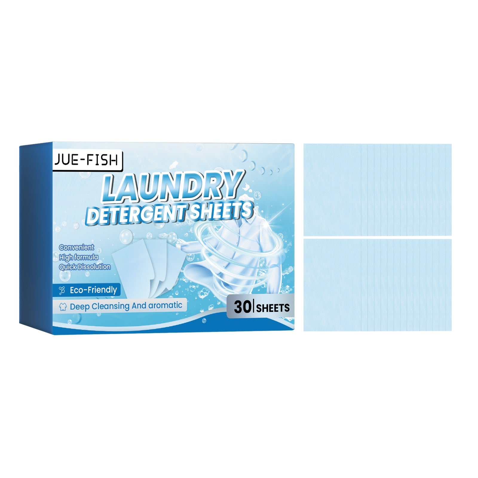 Laundry Detergent Sheets, Deep Cleaning Clothes Remove Oil Stains And Stains Lasting Fragrance Clothes Cleaning Tablets