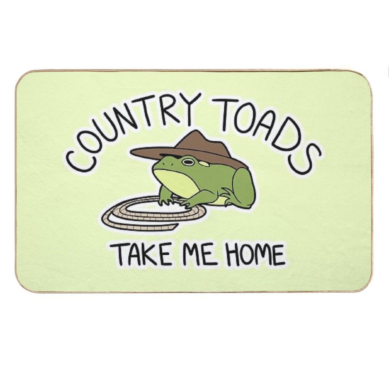 Country Toads Bath Mat
