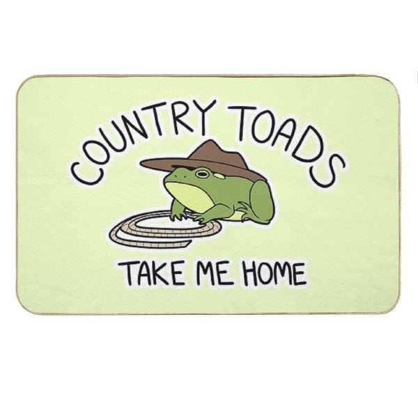 Country Toads Bath Mat