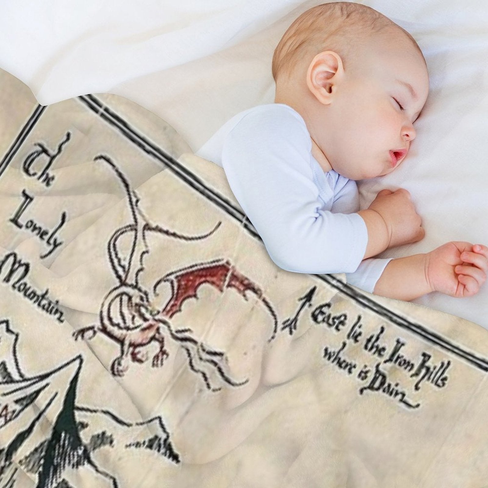 The Map of Live Multi-functional Throw Blanket