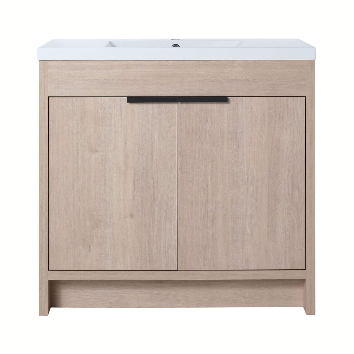 36-Inch Freestanding Bathroom Vanity With White Resin Sink (SAK39274)