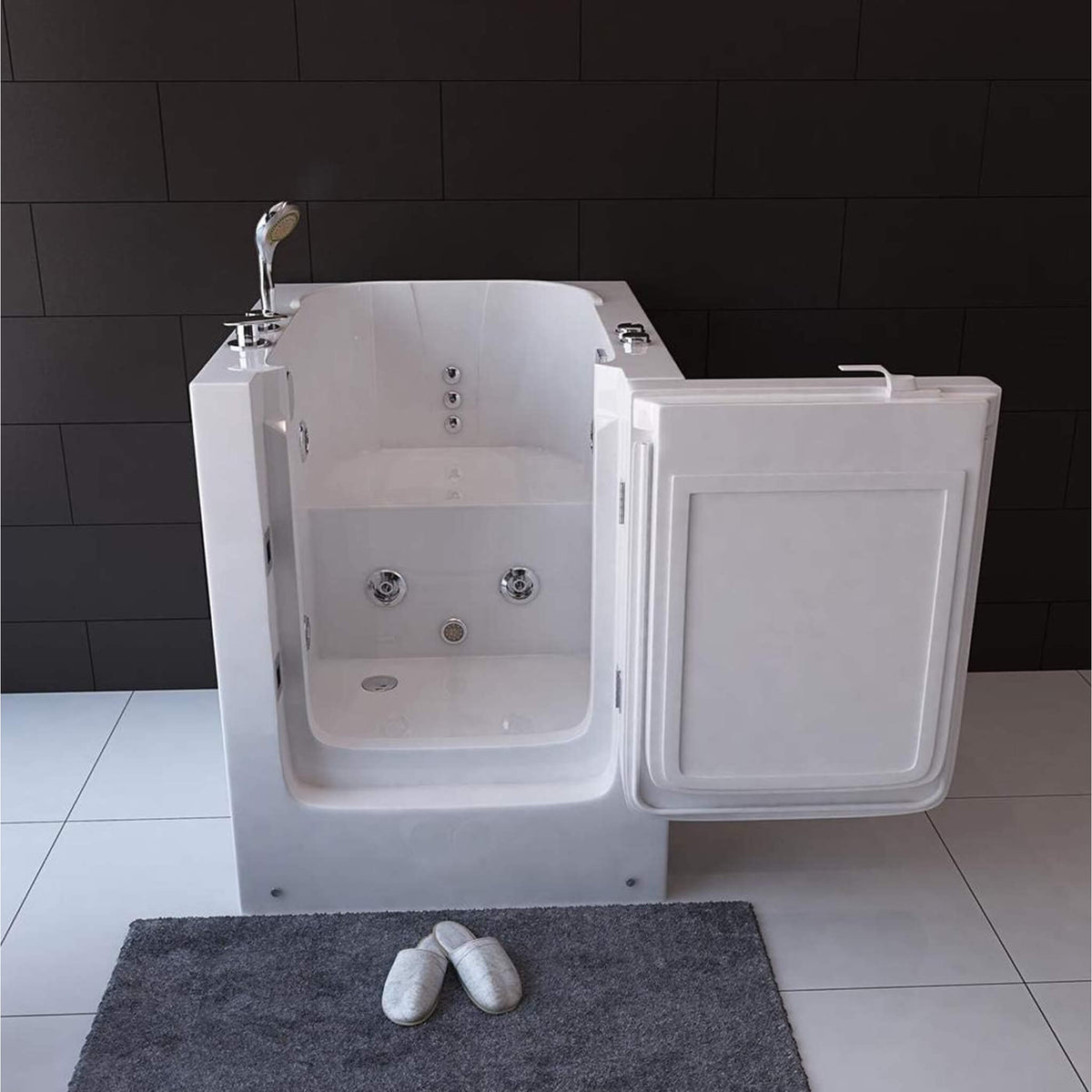 Florida 36-Inch Premium 1-Person Walk-In Whirlpool Hydromassage Bathtub (SAK59163)