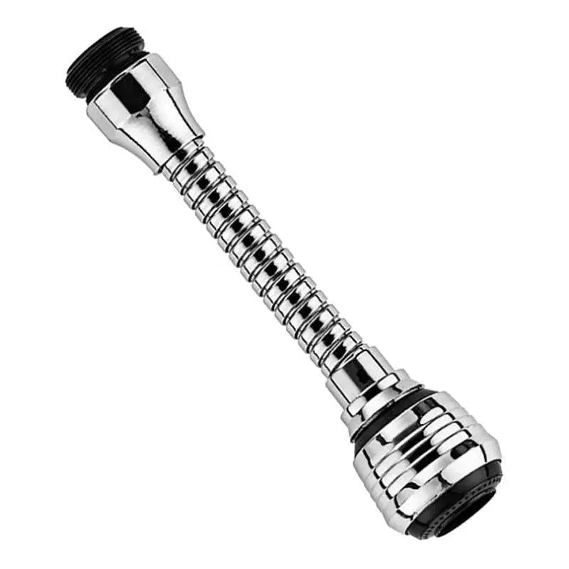 360 Degree Kitchen Sink Tap Faucet Extender, Universal Stainless Steel Faucet Extender with Flexible Swivel Tap Aerator Hose, 2 Water Outlet Modes, Faucet Extender Water Saving Bathroom Kitchen Accessories