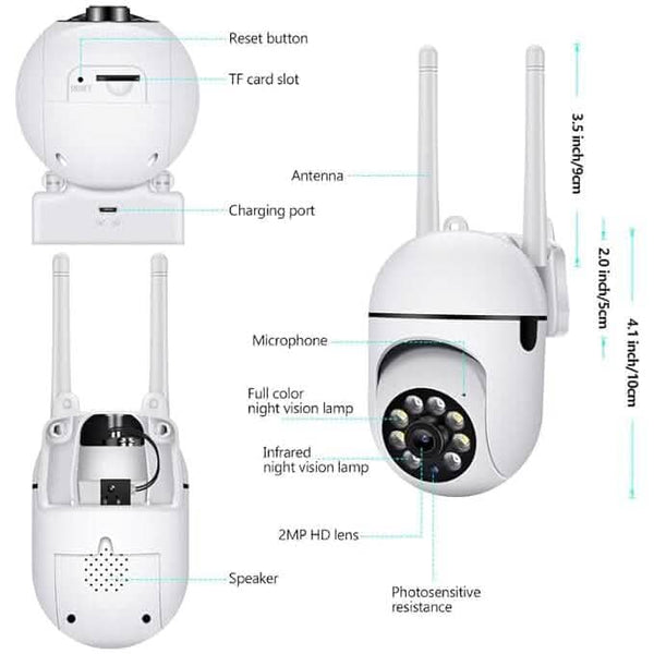 360 Full HD Wi-fi Wireless IP CCTV Security Camera