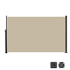 Retractable Side Awning for Outdoor Privacy - Beige