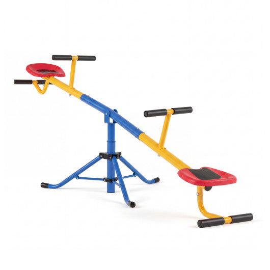 360°Rotation Kids Seesaw Swivel Teeter Totter Playground Equipment