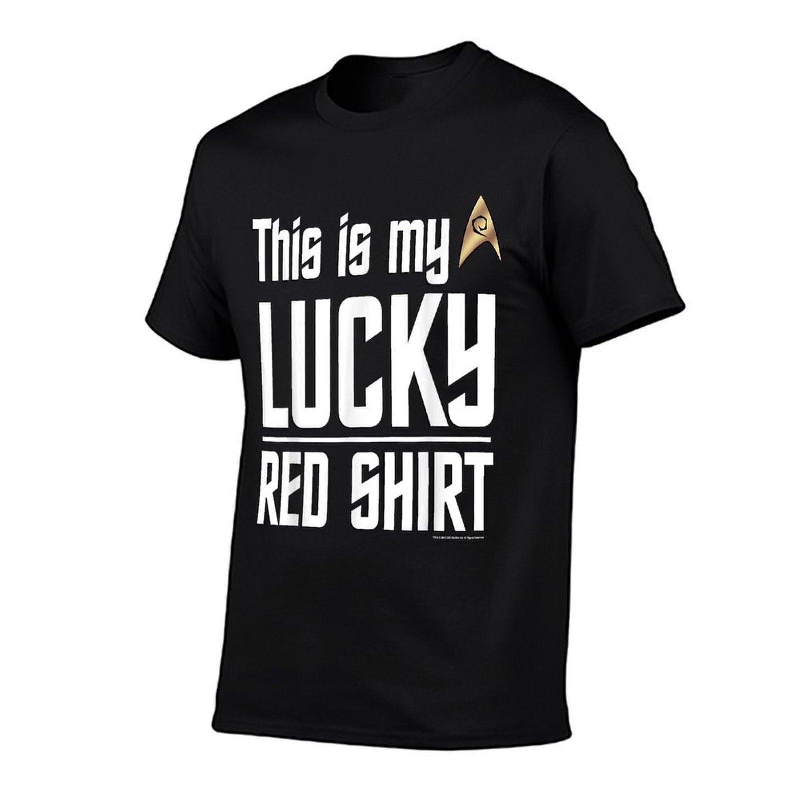 Star Trek The Original Series This Is My Lucky Red Shirt T-Shirt