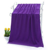 Absorbent Microfiber Bath towels - Dark purple