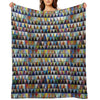 Chromatic Composition 3 Easy Care Throw Blanket