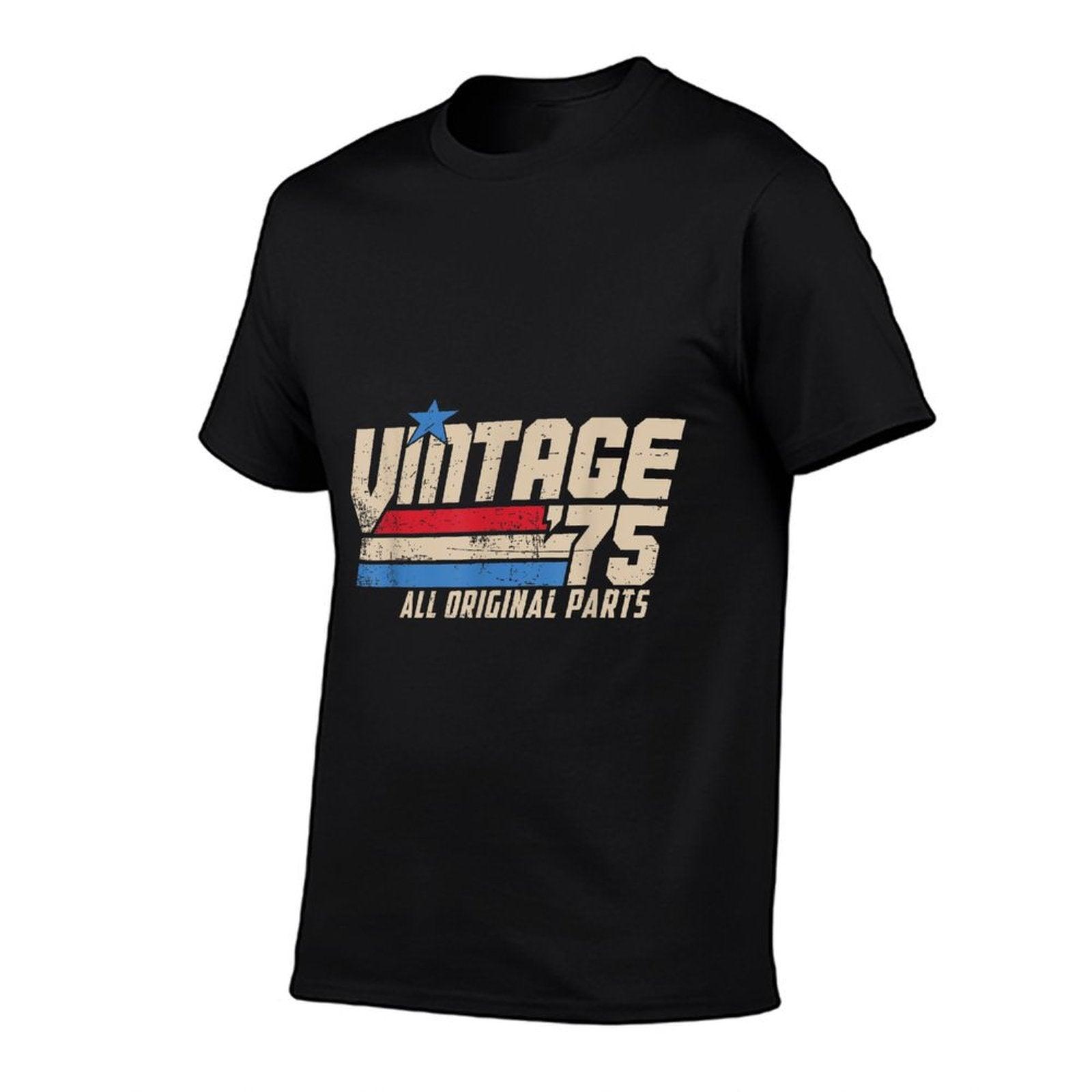 Vintage '75 Retro Birthday Top for Men 50th 1975 Dad USA 50 T-Shirt