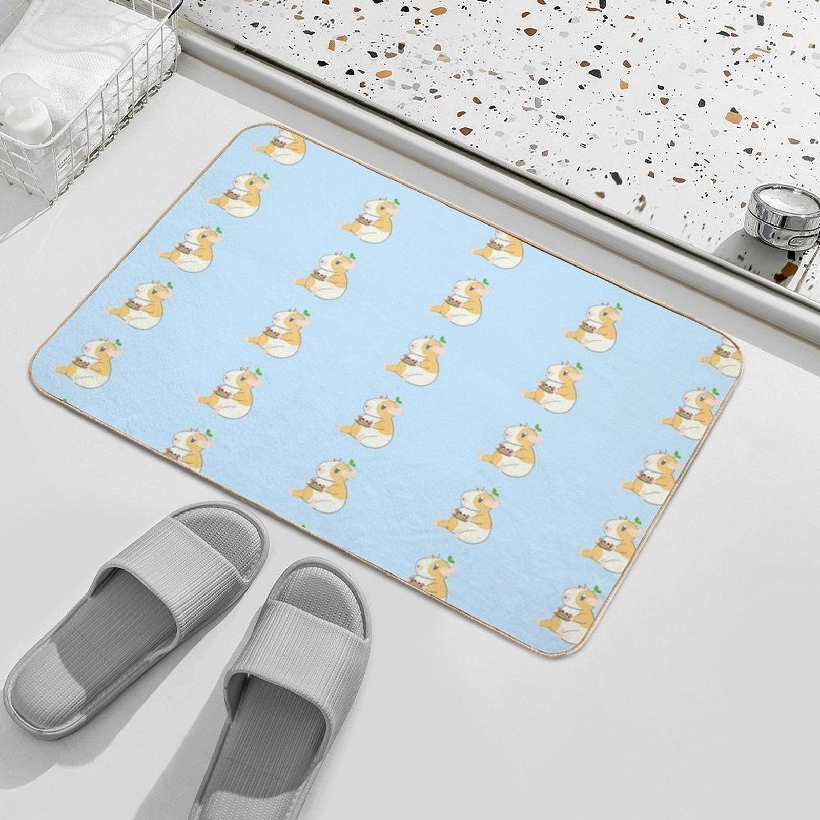 Gaming Guinea Pig  Fade-Resistant Bath Mat