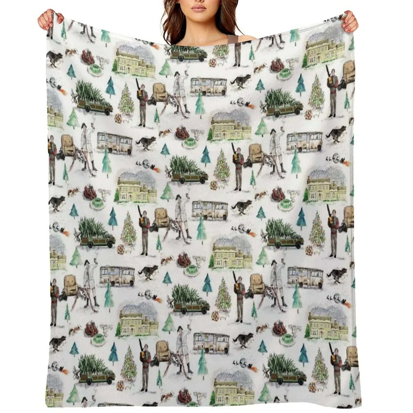 Lampoons Christmas Throw Blanket
