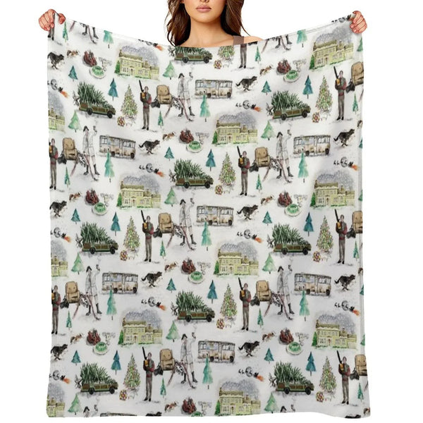 Lampoons Christmas Throw Blanket