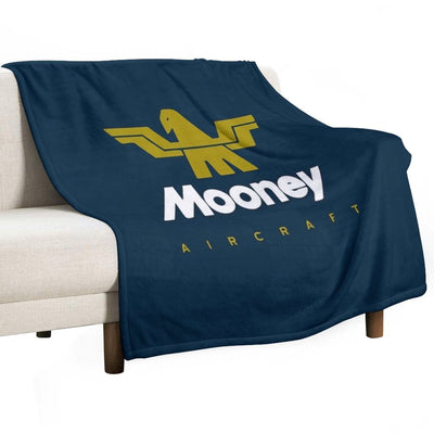 Mooney Aircraft Plush Throw Blanket