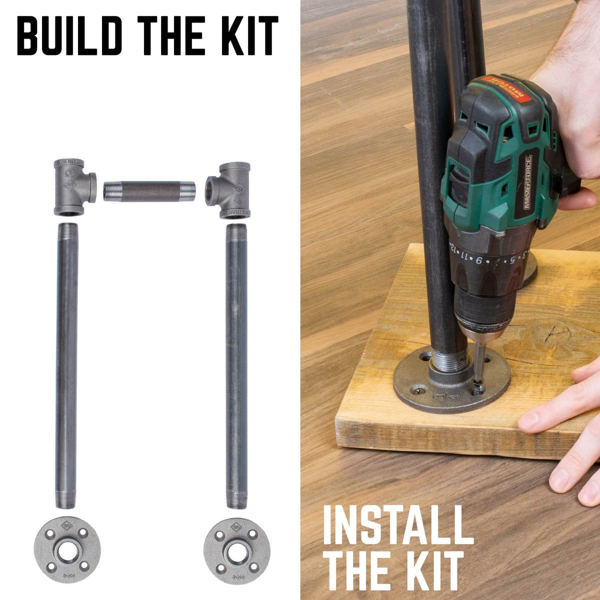 3/4 in. U Bench Leg Kit